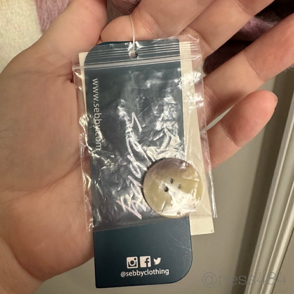 Sebby Shacket Pink/Brown Plaid NWT Large - Picture 6 of 6